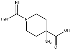 31364-50-8 4-amino-1-guanylpiperidine-4-carboxylic acid