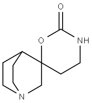 Spiro[1-azabicyclo[2.2.2]octane-3,6-[6H-1,3]oxazin]-2-one, tetrahydro- (9CI) 结构式