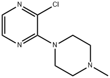 2-氯-3-(4-甲基哌嗪-1-基)吡嗪, 313657-05-5, 结构式