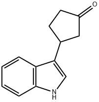 Cyclopentanone, 3-(1H-indol-3-yl)- (9CI),313663-95-5,结构式