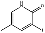 2-HYDROXY-3-IODO-5-METHYLPYRIDINE Struktur