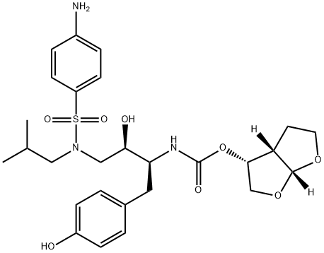 4-Hydroxy Darunavir 化学構造式