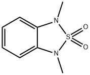 1,3-ジヒドロ-1,3-ジメチル-2,1,3-ベンゾチアジアゾール2,2-ジオキシド 化学構造式