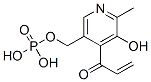 4-vinylpyridoxal-5-phosphate 结构式