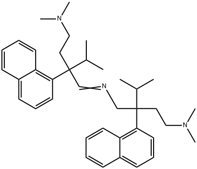 31385-04-3 N-[4-(Dimethylamino)-2-isopropyl-2-(1-naphtyl)butylidene]-2-isopropyl-N',N'-dimethyl-2-(1-naphtyl)-1,4-butanediamine