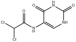 2,2-dichloro-N-(1,2,3,4-tetrahydro-2,4-dioxo-5-pyrimidinyl)acetamide ,31385-10-1,结构式