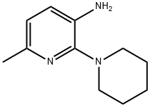 6-METHYL-2-(1-PIPERIDINYL)-3-PYRIDINAMINE 化学構造式