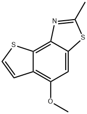 5-METHOXY-2-METHYLTHIENO[2,3-E][1,3]BENZOTHIAZOLE, 313953-19-4, 结构式