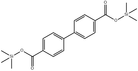 4,4'-Biphenyldicarboxylic acid bis(trimethylsilyl) ester Structure