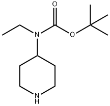 4-BOC-4-乙氨基哌啶 结构式