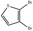 2,3-Dibromothiophene Struktur