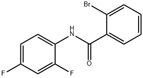 2-BROMO-N-(2,4-DIFLUOROPHENYL)BENZAMIDE Struktur