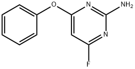 2-Amino-4-fluoro-6-phenoxypyrimidine Structure