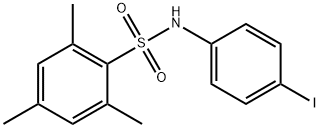 N-(2,4,6-TRIMETHYLPHENYL)SULFONYL(4-IODO)ANILINE Struktur