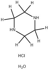 PIPERAZINE-2,2,3,3,5,5,6,6-D8 DIHYDROCHLORIDE Structure