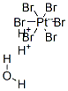 HYDROGEN HEXABROMOPLATINATE(IV) HYDRATE& Structure