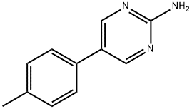 5-P-TOLYLPYRIMIDIN-2-YLAMINE 结构式