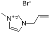 1-甲基-3-烯丙基咪唑溴盐,31410-07-8,结构式