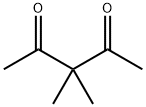 3,3-ジメチルペンタン-2,4-ジオン 化学構造式