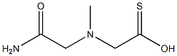 Ethanethioic acid, [(2-amino-2-oxoethyl)methylamino]- (9CI) 结构式