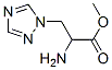 1H-1,2,4-Triazole-1-propanoicacid,alpha-amino-,methylester(9CI) Structure