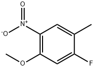 Benzene, 1-fluoro-5-methoxy-2-methyl-4-nitro- (9CI) Structure