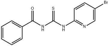 N-Benzoyl-N'-(5-bromo-2-pyridyl)thiourea Structure