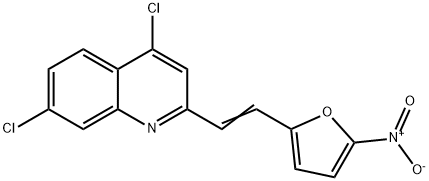 4,7-Dichloro-2-[2-(5-nitro-2-furanyl)ethenyl]quinoline,31432-68-5,结构式