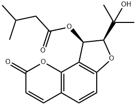 31456-93-6 3-Methylbutanoic acid (8S,9R)-8,9-dihydro-8-(1-hydroxy-1-methylethyl)-2-oxo-2H-furo[2,3-h]-1-benzopyran-9-yl ester