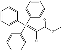 METHYL 2-CHLORO-2-(TRIPHENYLPHOSPHORANYLIDENE)ACETATE 结构式