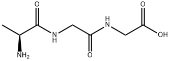 N-[(S)-2-アミノプロピオニル]-Gly-Gly-OH 化学構造式