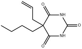 5-allyl-5-butylbarbituric acid,3146-66-5,结构式