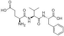 H-GLU-VAL-PHE-OH, 31461-61-7, 结构式