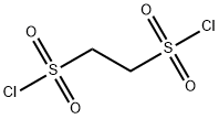 Ethane-1,2-di(sulfonyl chloride) Struktur