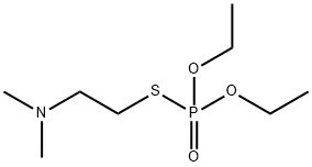 THIOPHOSPHORIC ACID O,O'-DIETHYL ESTER-S-(2-DIMETHYLAMINO-ETHYL ESTER) 化学構造式