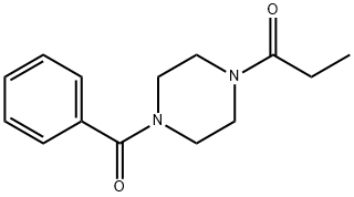 피페라진,1-벤조일-4-(1-옥소프로필)-