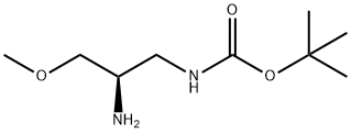 Carbamic acid, [(2R)-2-amino-3-methoxypropyl]-, 1,1-dimethylethyl ester (9CI) 化学構造式