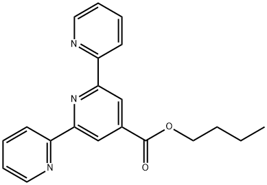 [2,2':6',2''-TERPYRIDINE]-4'-CARBOXYLIC ACID BUTYL ESTER Struktur