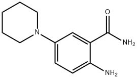 2-AMINO-5-PIPERIDIN-1-YLBENZAMIDE Struktur