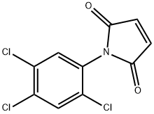 1-(2,4,5-TRICHLORO-PHENYL)-PYRROLE-2,5-DIONE 化学構造式