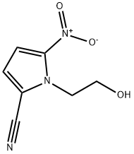 1-(2-Hydroxyethyl)-5-nitro-1H-pyrrole-2-carbonitrile,3150-53-6,结构式
