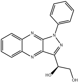 (1S)-1-[1-Phenyl-1H-pyrazolo[3,4-b]quinoxalin-3-yl]-1,2-ethanediol Structure