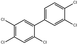 2,4,5,3',4'-ペンタクロロ-1,1'-ビフェニル 化学構造式
