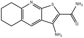 3-AMINO-5,6,7,8-TETRAHYDROTHIENO[2,3-B]QUINOLINE-2-CARBOXAMIDE Structure
