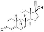 6(7)-didehydronorethindrone Struktur