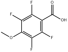 2,3,5,6-TETRAFLUORO-4-METHOXYBENZOIC ACID Struktur