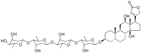 毛地黄毒苷-TETRA-毛地黄毒糖苷, 31539-05-6, 结构式