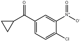 4-CHLORO-3-NITROPHENYL CYCLOPROPYL KETONE Struktur
