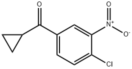 4-CHLORO-3-NITROPHENYL CYCLOPROPYL KETONE Structure