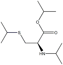 N-Isopropyl-3-isopropylthio-L-alanine isopropyl ester Structure